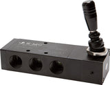 Imagen destacada de la colección - EMC 5/3-Way Hand Lever Operated Pneumatic Valves Series H