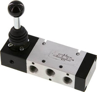 5/3-Way Hand Lever Operated Pneumatic Valves