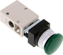 YPC 3/2-Way Button Activated Pneumatic Valves Series YMV