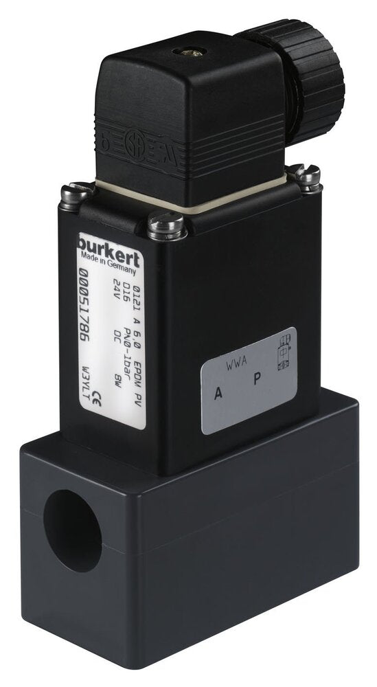 Solenoid Valve G3/8'' NC Plastic FFKM/FKM -4bar/0-58psi 24VDC 0121 148786