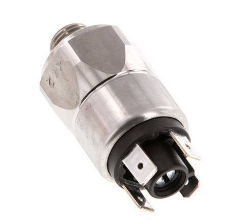 1 to 10bar SPDT Stainless Steel Pressure Switch G1/4'' 250VAC Flat Connector EPDM