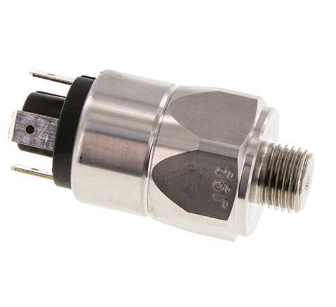 1 to 10bar SPDT Stainless Steel Pressure Switch G1/4'' 250VAC Flat Connector