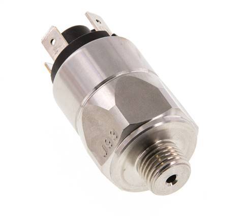 1 to 10bar SPDT Stainless Steel Pressure Switch G1/4'' 250VAC Flat Connector