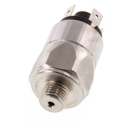 1 to 10bar SPDT Stainless Steel Pressure Switch G1/4'' 250VAC Flat Connector
