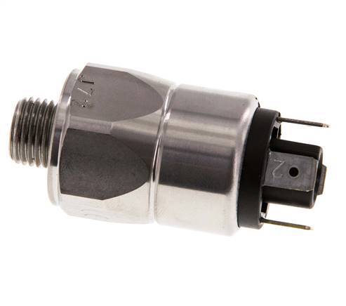 10 to 50bar SPDT Stainless Steel Pressure Switch G1/4'' 250VAC Flat Connector EPDM