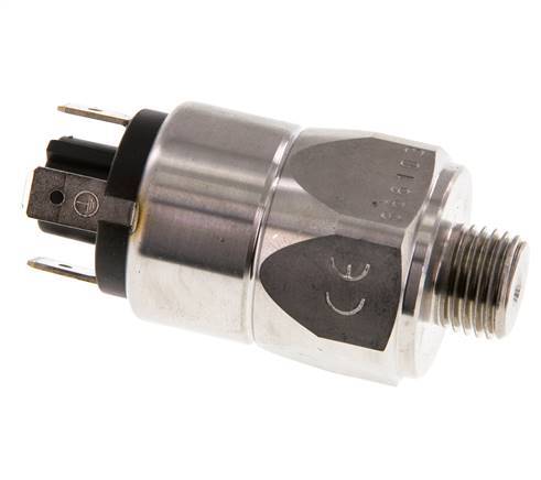10 to 100bar SPDT Stainless Steel Pressure Switch G1/4'' 250VAC Flat Connector