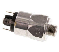 10 to 100bar SPDT Stainless Steel Pressure Switch G1/4'' 250VAC Flat Connector