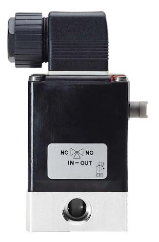 Solenoid Valve 3/2 Diverting G1/4'' Plastic FFKM -1-3bar/-15-44psi 24VDC Vacuum 0330 169675