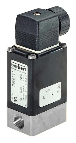 Solenoid Valve G1/4'' NC Stainless Steel FKM -1-3bar/-15-44psi 24VDC 0330 86565