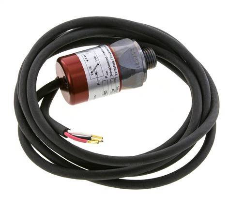 20 to 50bar SPDT Steel Pressure Switch G1/4'' 250VAC 3-wire Cable 2m