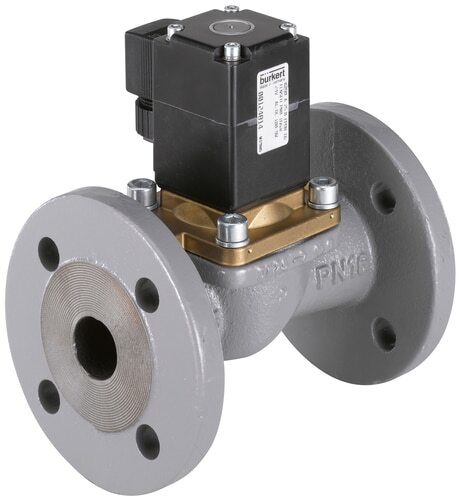 Solenoid Valve 40 mm Flange NC Cast iron NBR 0-12bar/174psi 230VAC Vacuum Anti-Waterhammer 0290 120169