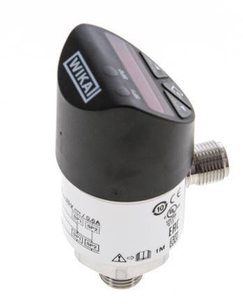 0 to 4bar Stainless Steel Wika Electronic Pressure Switch G1/4'' 1VDC IO-Link 4-pin M12 Connector