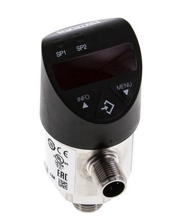 0 to 10bar Stainless Steel Wika Electronic Pressure Switch G1/4'' 1VDC IO-Link 4-pin M12 Connector