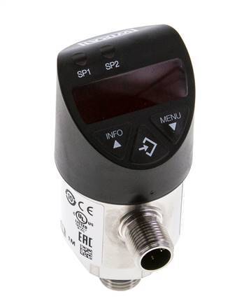 0 to 160bar Stainless Steel Wika Electronic Pressure Switch G1/4'' 1VDC IO-Link 4-pin M12 Connector