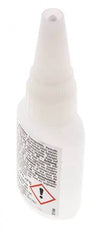 Loxeal Instant Adhesive 20ml Transparent 8-15s Curing Time Metal, Plastic And Neoprene/Nbr Surfaces