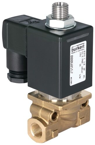 Solenoid Valve 3/2-Way G3/8'' NO Brass EPDM 0-10bar/145psi 24VDC Vacuum 0355 172791
