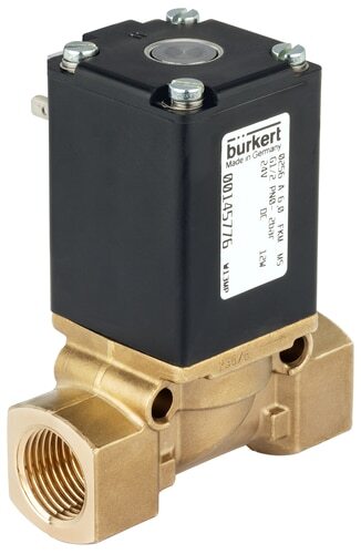 Solenoid Valve NPT 3/8'' NC Brass FKM 0-1bar/15psi 240VAC Vacuum 256 304867