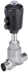Welded End DN 32 NC Pneumatic 2-Way Globe Valve Stainless Steel - 2012 - 343862