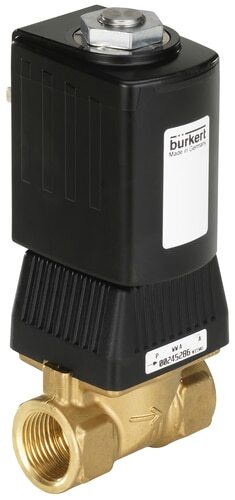 Solenoid Valve G1/4'' NC Brass FKM 0-16bar/232psi 12VDC 6240 208613