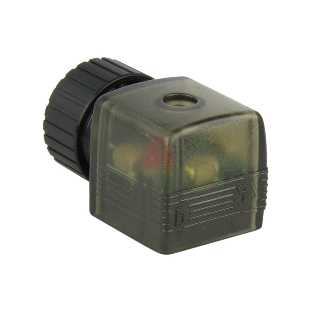 Connector 12-24V AC/DC (DIN - A) with LED - Burkert 2508 008360