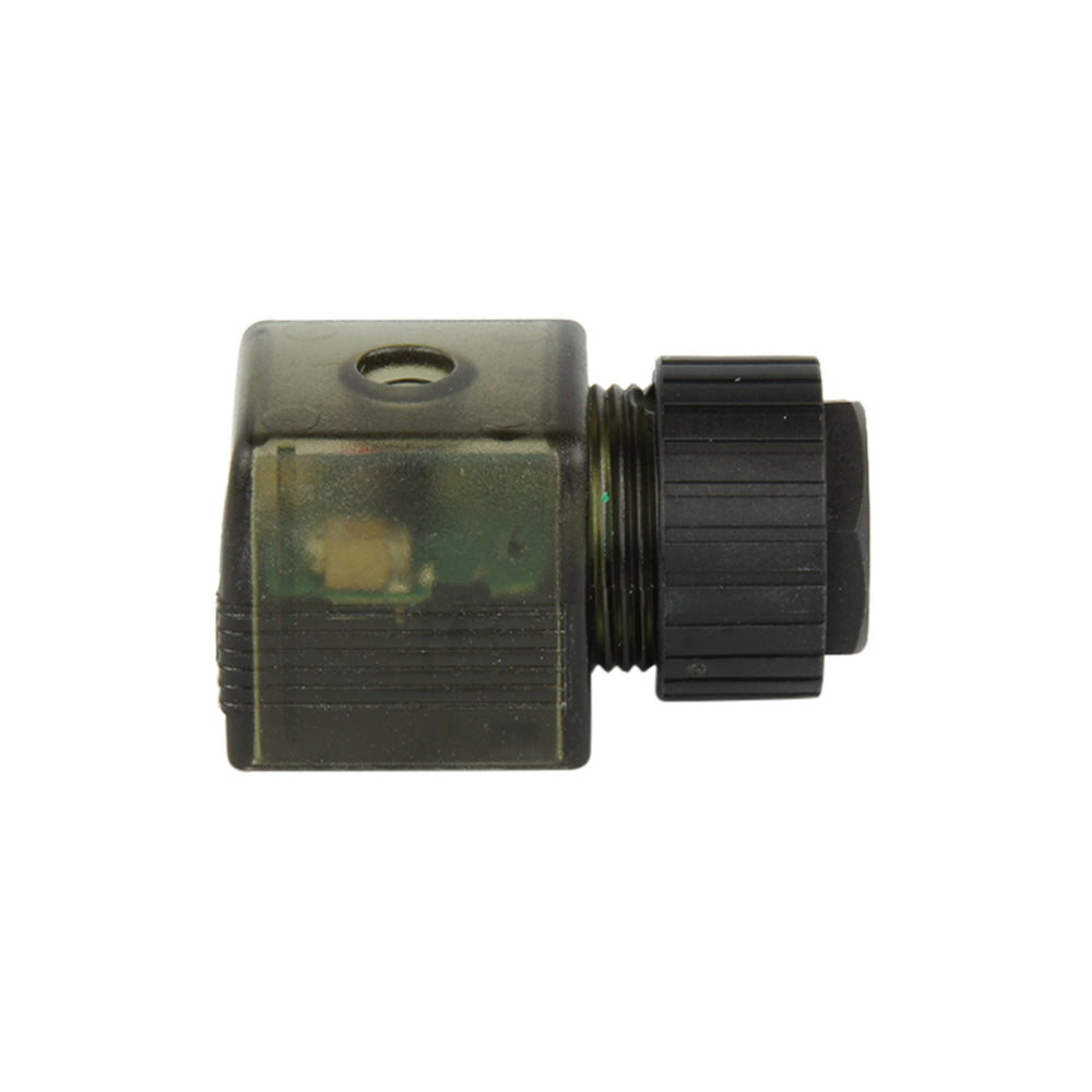 Connector 12-24V AC/DC (DIN - A) with Rectifier LED and Varistor - Burkert 2508 008363
