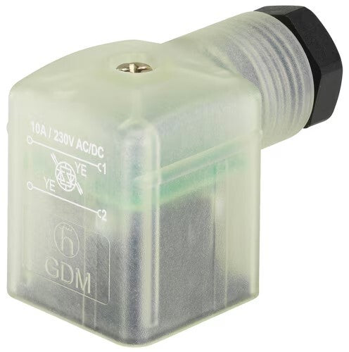 Connector 12-24V AC/DC (DIN - A) with 3m cable LED and Varistor - Burkert 2518 314822