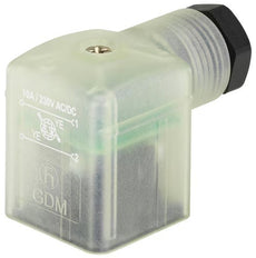 Connector 200-240V AC/DC (DIN - A) with 3m cable LED and Varistor - Burkert 2518 315351