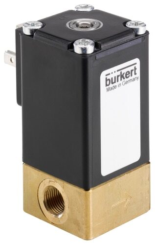 Solenoid Valve G1/8'' NC Brass FKM -1-12bar/-15-174psi 12VDC 2873 255652