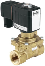 Solenoid Valve NPT 1 1/2'' NC Brass NBR 0.2-16bar/3-232psi 24VDC Anti-Waterhammer 6281 305269