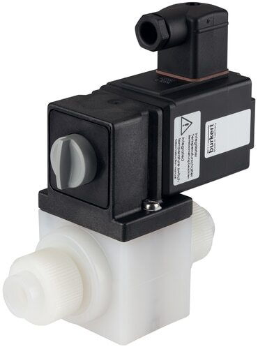 Solenoid Valve DN 10 Glued Sleeves Without Insert/Nut NC PVC EPDM 0-3bar/44psi 200VAC Vacuum 131 501482