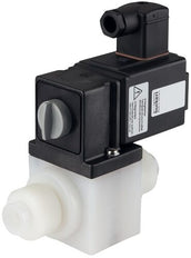 Solenoid Valve 24.5 mm Welded Sleeves NC PVDF FKM 0-0.5bar/7psi 24VAC/DC 131 383499