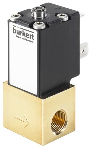 Solenoid Valve G1/8'' NC Brass FKM -1-10bar/-15-145psi 24VDC 2871 20004164