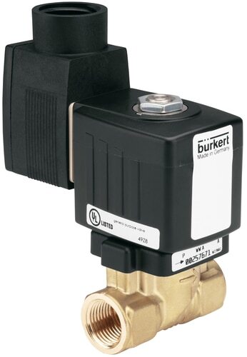 Solenoid Valve Rc1'' NC Brass NBR 0-10bar/145psi 24VDC Anti-Waterhammer 6213 350859