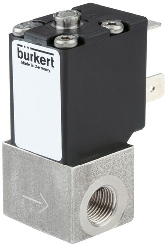 Solenoid Valve NPT 1/8'' NC Stainless steel PCTFE -1-8bar/-15-116psi 12VDC 2871 394037