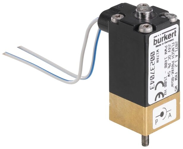Solenoid Valve 20x20 mm SFB flange NC Brass FKM -1-12bar/-15-174psi 12VDC 2871 255569