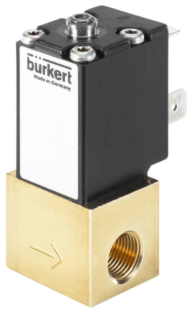 Solenoid Valve NPT 1/8'' NC Brass FKM -1-8bar/-15-116psi 24VDC 2871 236263