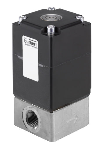 Solenoid Valve G1/2'' NC Stainless Steel FKM -1-4bar/-15-58psi 24VDC Oxygen Fat/Oil Free 2875 255476