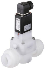 Solenoid Valve 40 mm Welded Sleeves NC PVDF FKM 0.5-6bar/7-87psi 24VDC 0142 89946