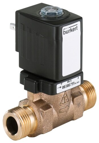 Solenoid Valve G1/2'' Male NC Bronze EPDM 0-10bar/145psi 24VAC Anti-Waterhammer Drinking Water 6213 311674