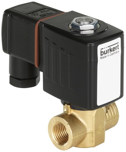 Solenoid Valve NPT 3/8'' NC Brass FKM 0-16bar/232psi 24VDC 6240 312942