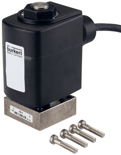 Solenoid Valve 40x40 mm SFB flange NC Stainless steel EPDM 0-4bar/58psi 24VDC 6027 263956
