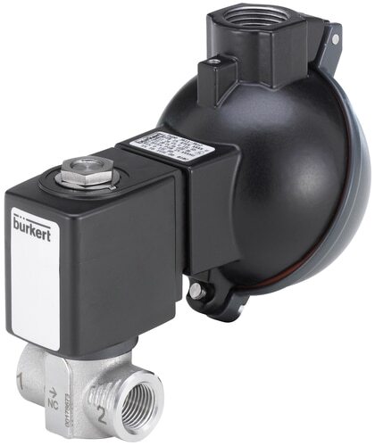 Solenoid Valve G1/2'' NC Stainless steel FKM 0-25bar/363psi 240VAC ATEX 6240 380845