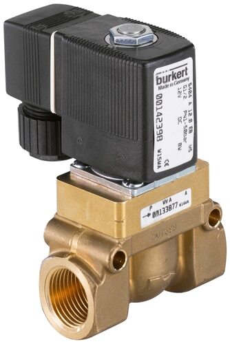 Solenoid Valve NPT 3/4'' NC Brass PTFE 1-20bar/15-290psi 24VAC 5404 466732