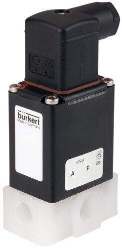 Solenoid Valve 3/2 Mixing G1/4'' PVDF EPDM 0-2bar/29psi 24VDC 0330 77422