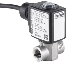 Solenoid Valve G1/2'' NC Stainless steel PCTFE 1-250bar/15-3626psi 24VAC/DC ATEX 6240 380823