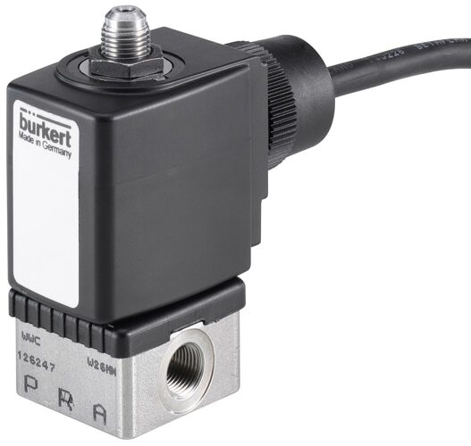 Solenoid Valve 3/2-Way G1/8'' NC Stainless steel FKM 0-16bar/232psi 24VAC/DC ATEX 6014 352079