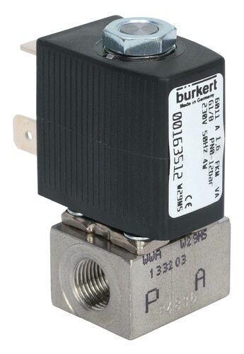 Solenoid Valve G1/8'' NC Stainless steel EPDM 0-6bar/87psi 24VDC 6011 340850