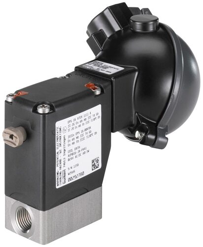 Solenoid Valve G1/4'' NO Stainless steel EPDM 0-10bar/145psi 24VAC/DC ATEX 0330 368851