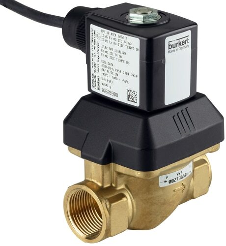 Solenoid Valve G3/4'' NC Brass NBR 0.5-5bar/7-73psi 24VAC/DC Anti-Waterhammer ATEX 6213 356733