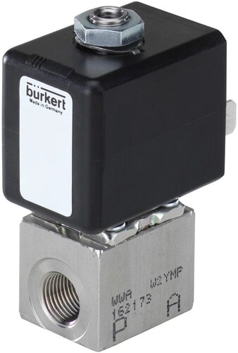 Solenoid Valve 3/2 NC 20x20 mm SFB Brass FKM 0-13bar/189psi 230VAC 7012 390705